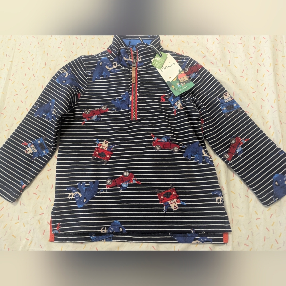 Joules Striped Pullover NWT